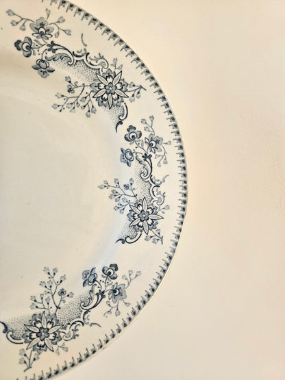 Assiette plate K&G Lunéville, Reaumur