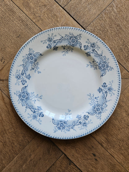 Assiette plate K&G Lunéville, Reaumur
