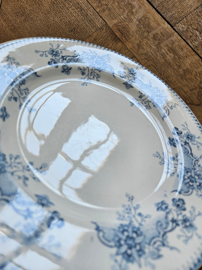Assiette plate K&G Lunéville, Reaumur