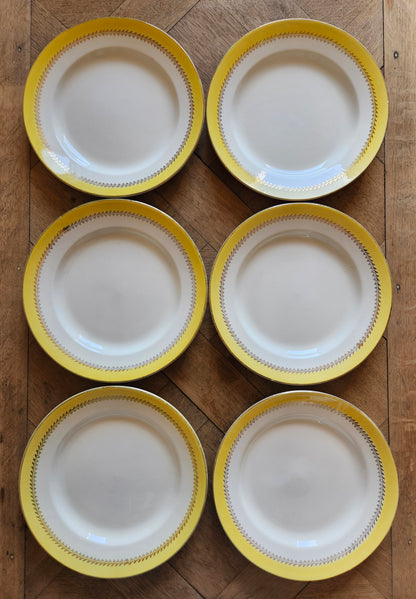 Assiettes plates vintage Biarritz