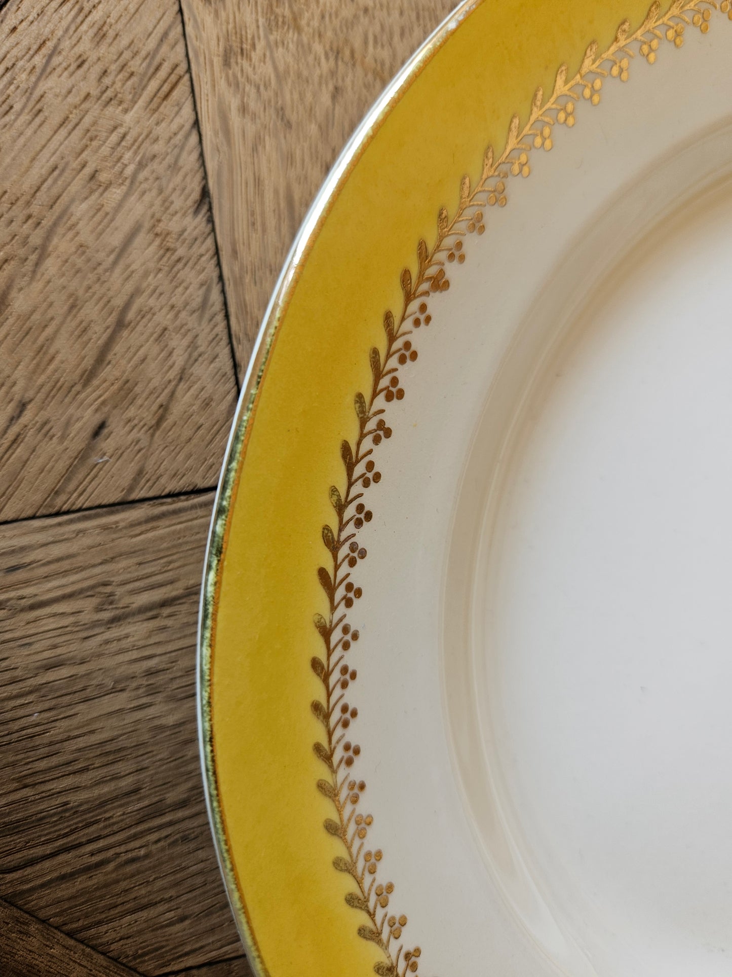Assiettes plates vintage Biarritz
