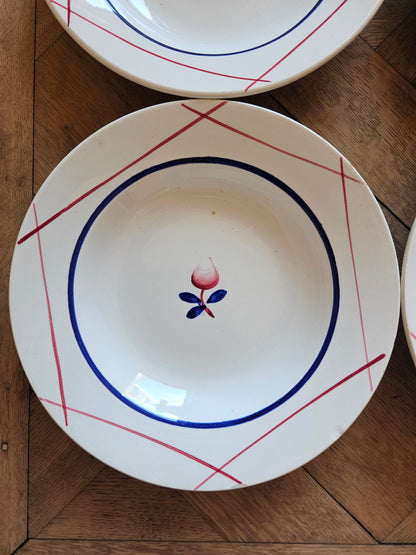 Assiettes creuses Gien, Irène