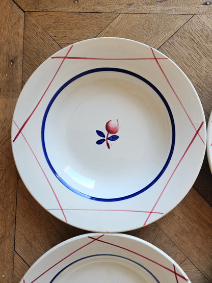 Assiettes creuses Gien, Irène