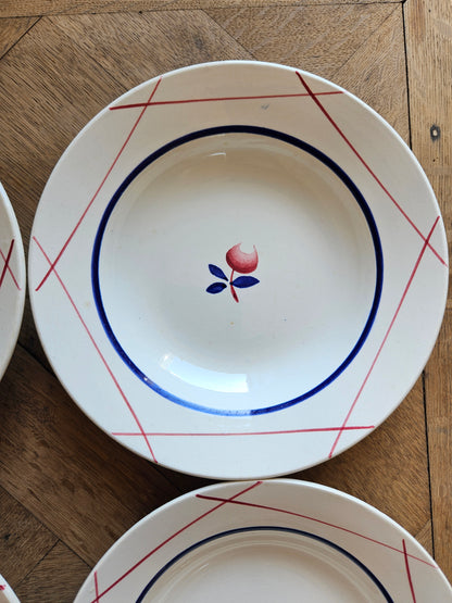 Assiettes creuses Gien, Irène