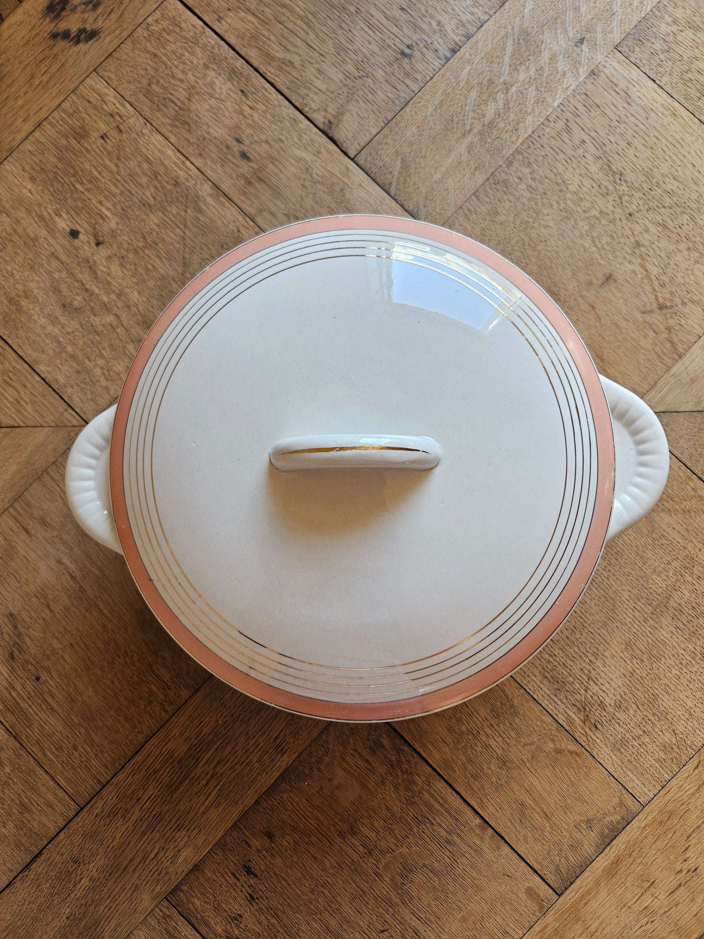 Soupière K&G Lunéville rose