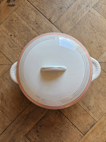 Soupière K&G Lunéville rose