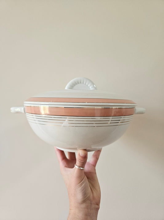Soupière K&G Lunéville rose