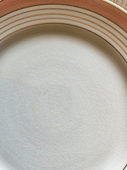 Assiettes plates K&G Lunéville roses