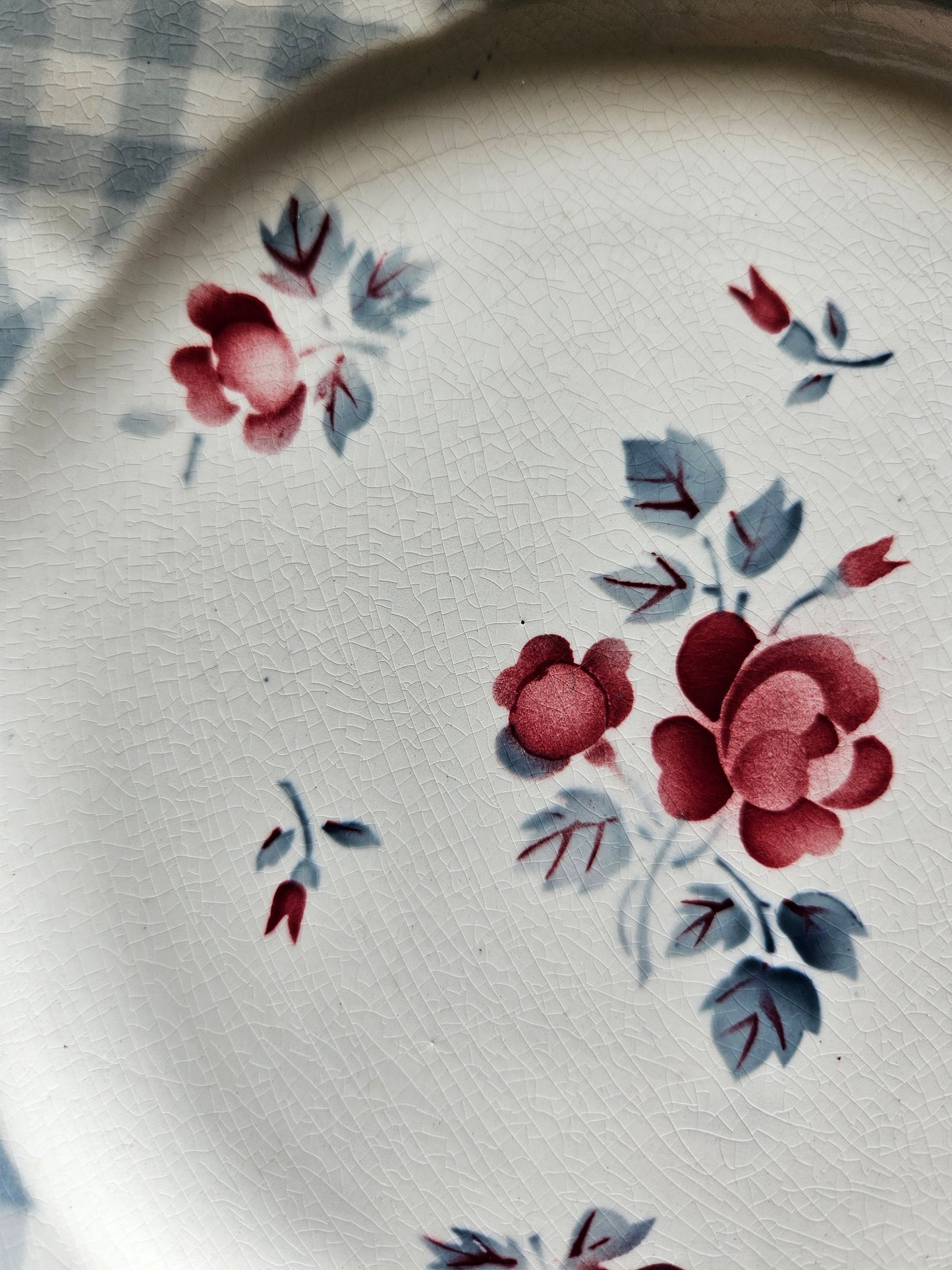 Assiettes plates rétro Digoin, Bastia