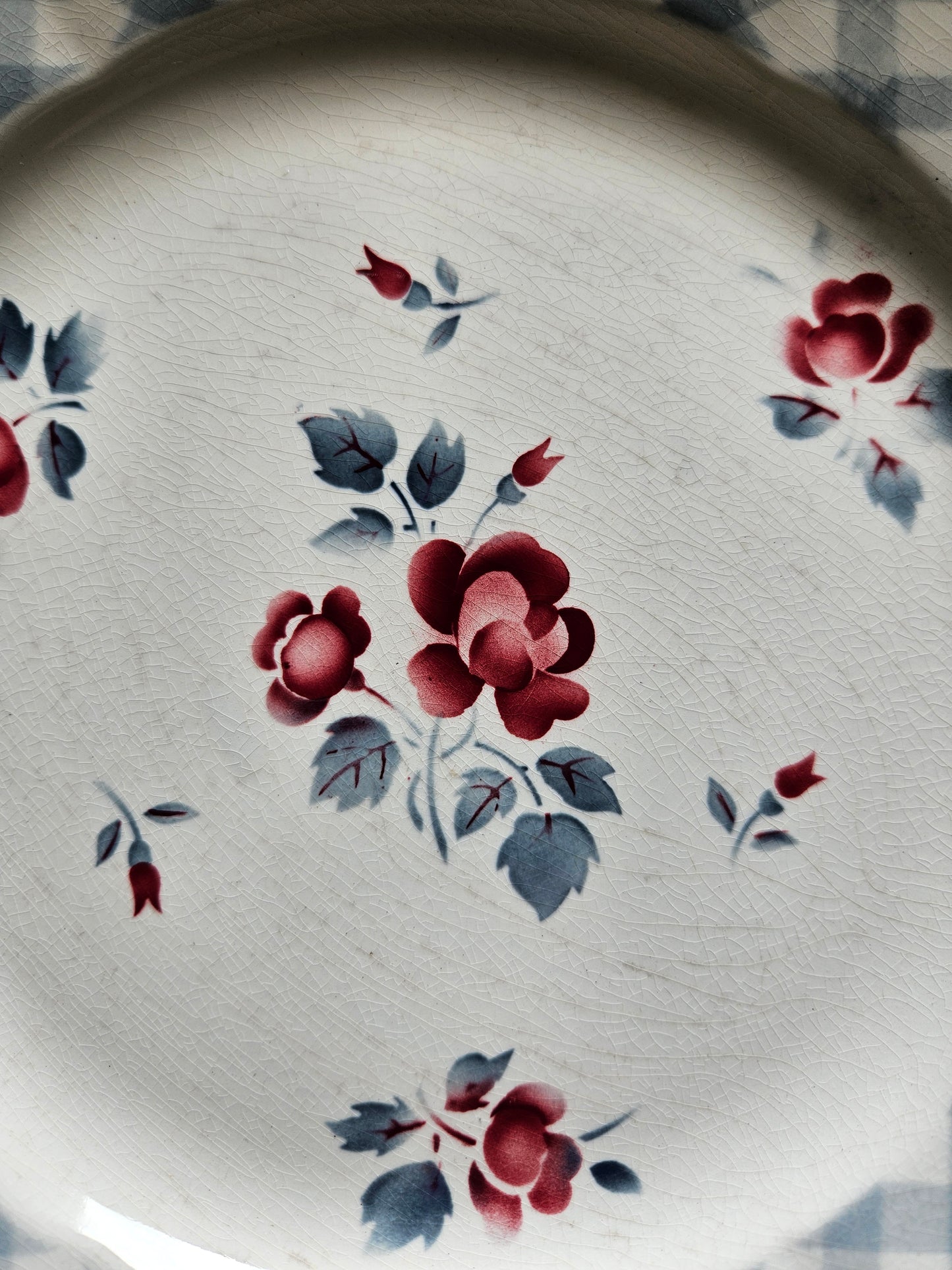 Assiettes plates rétro Digoin, Bastia