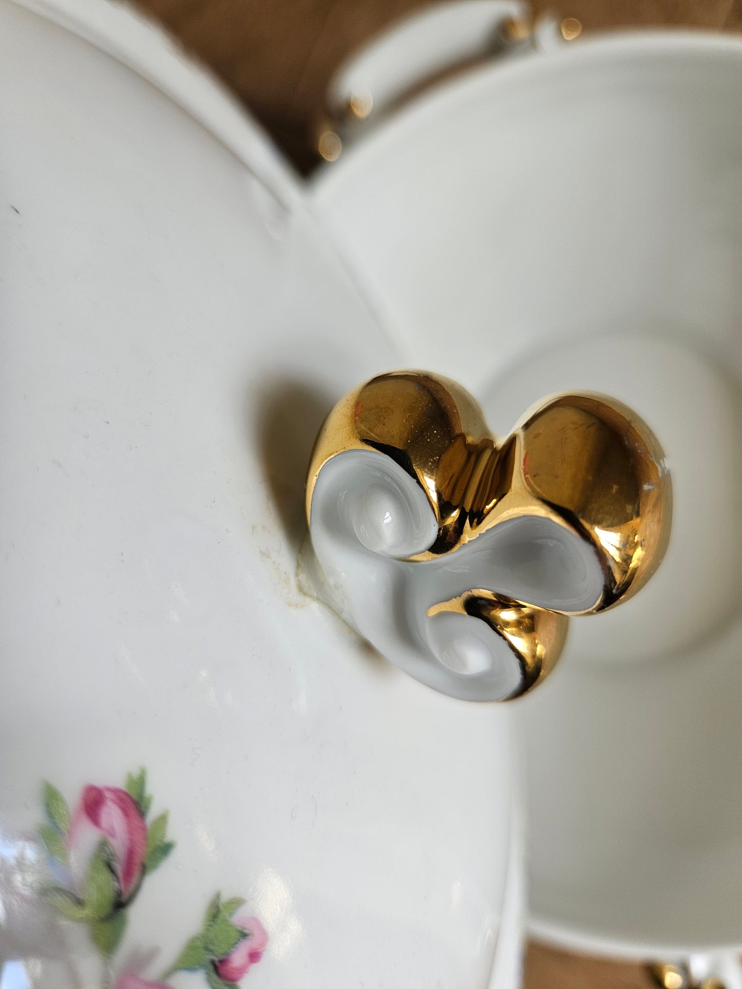 Soupière ancienne porcelaine S.F.P Foëcy