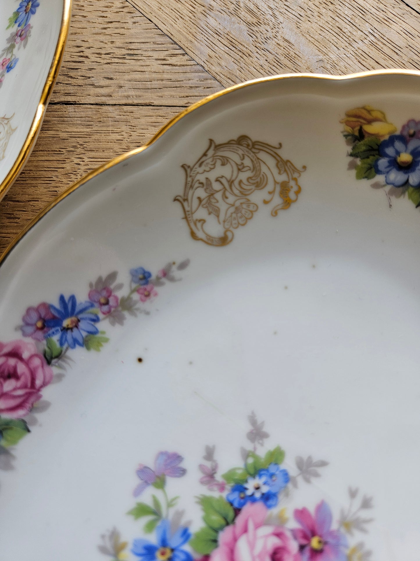 Raviers anciens porcelaine S.F.P Foëcy
