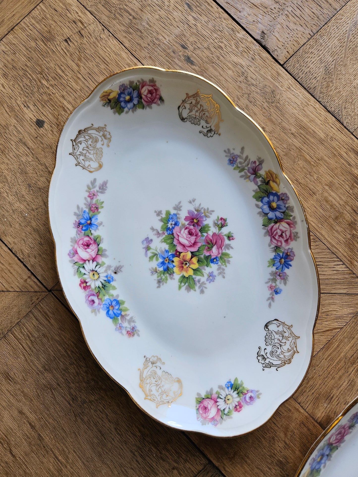 Raviers anciens porcelaine S.F.P Foëcy