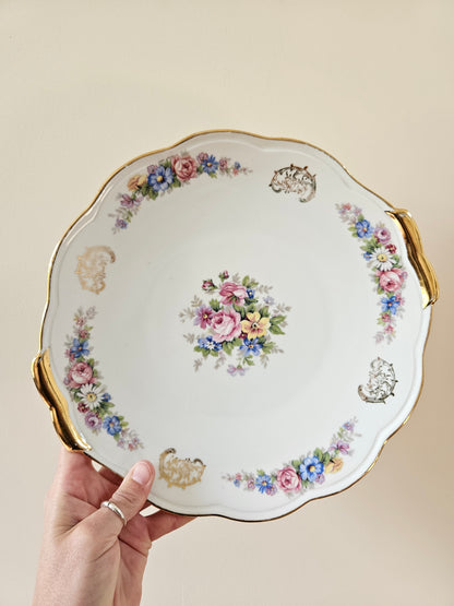 Plat à tarte ancien porcelaine S.F.P Foëcy