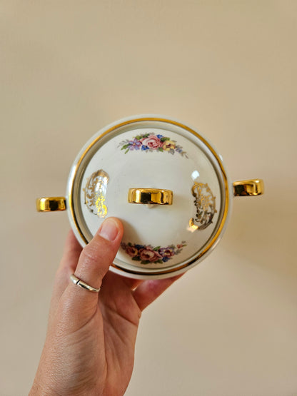Service à café ancien porcelaine S.F.P Foëcy
