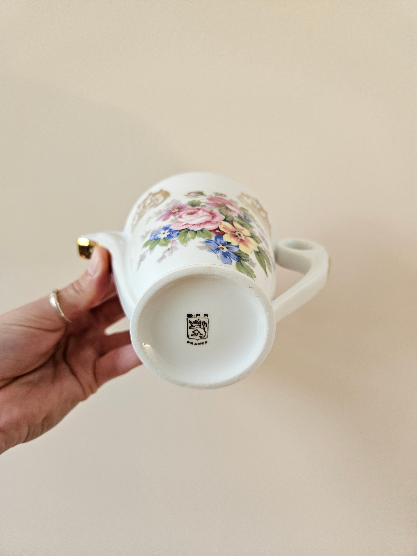 Service à café ancien porcelaine S.F.P Foëcy