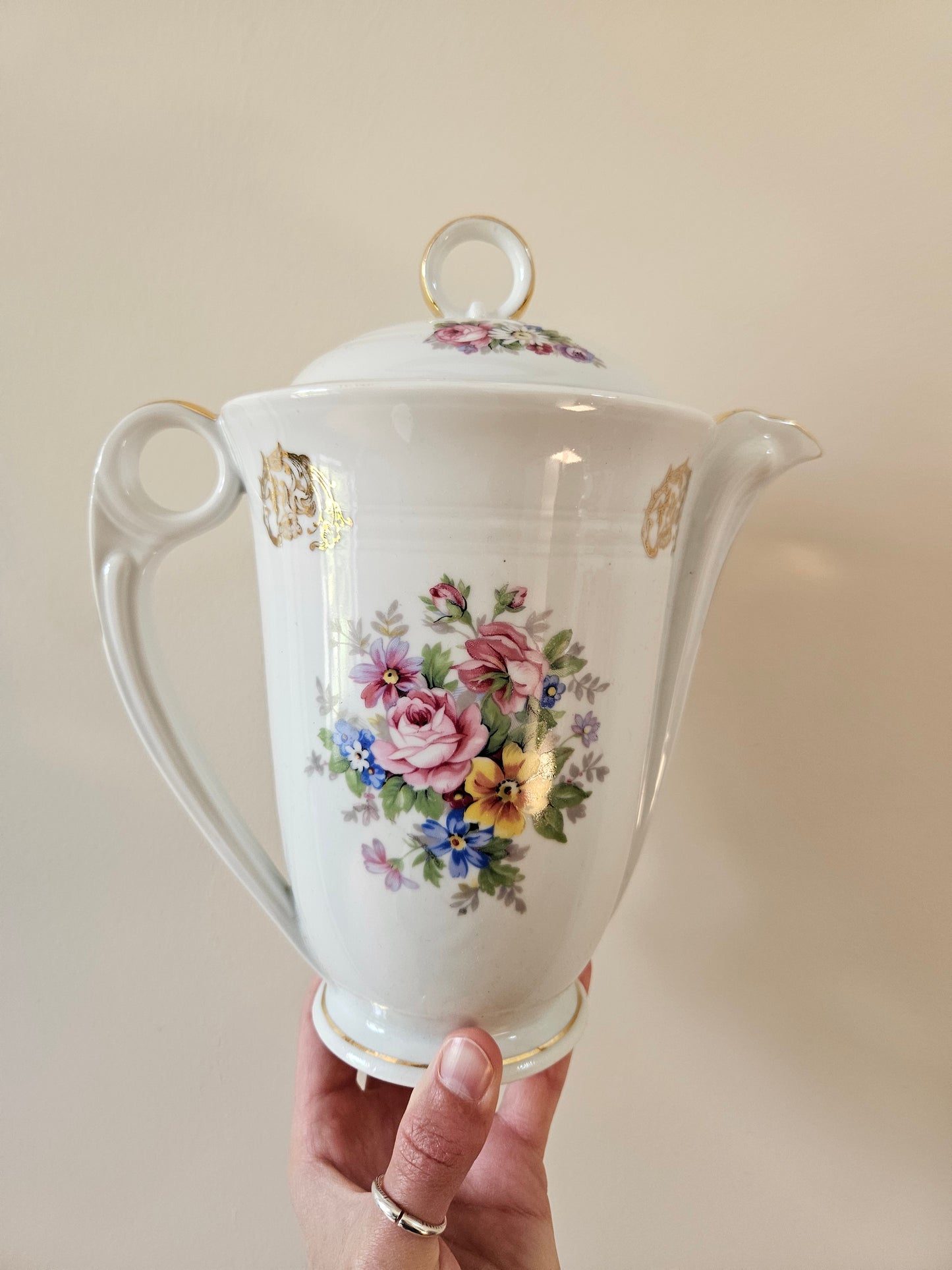 Service à café ancien porcelaine S.F.P Foëcy