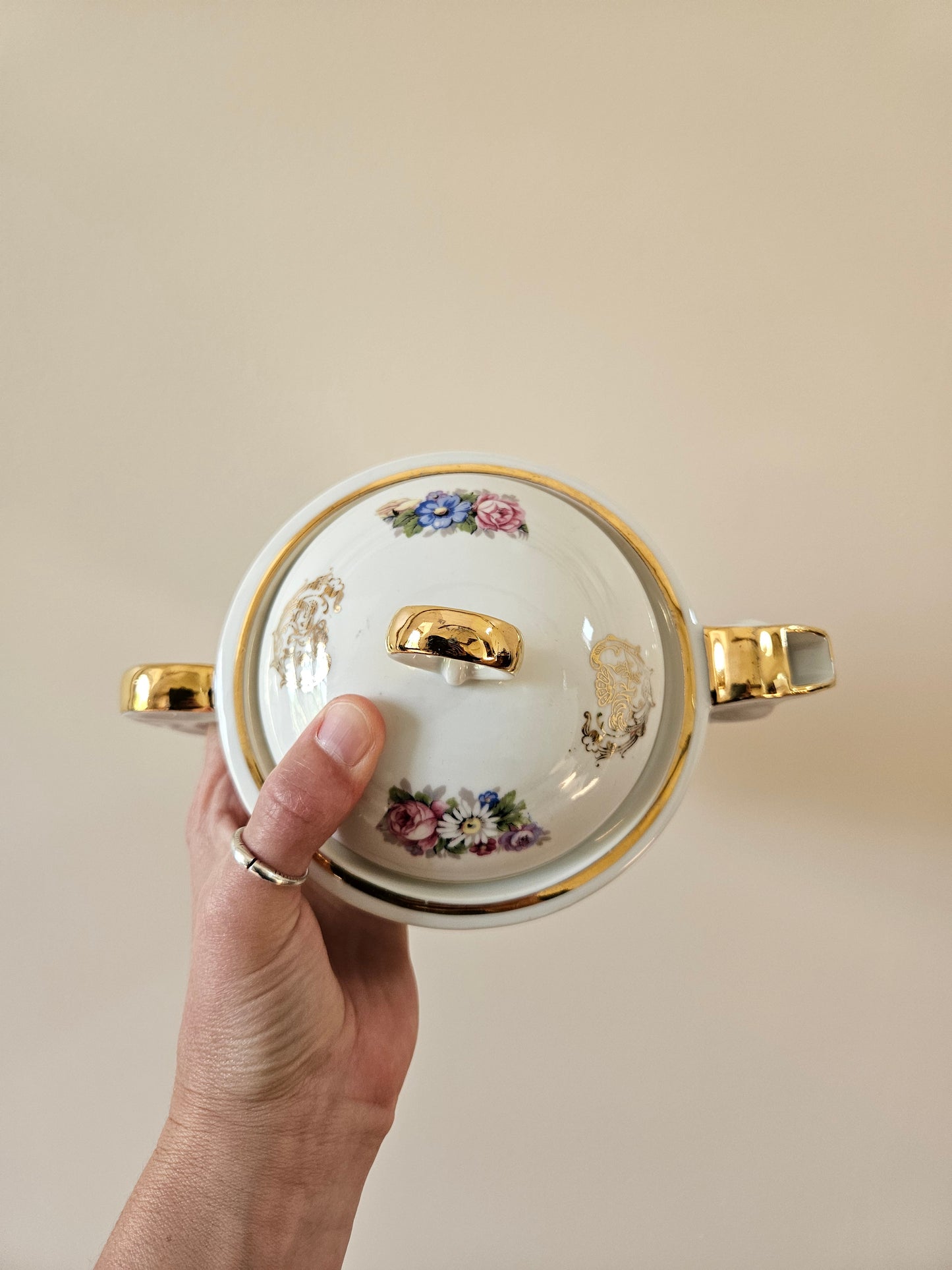 Service à café ancien porcelaine S.F.P Foëcy