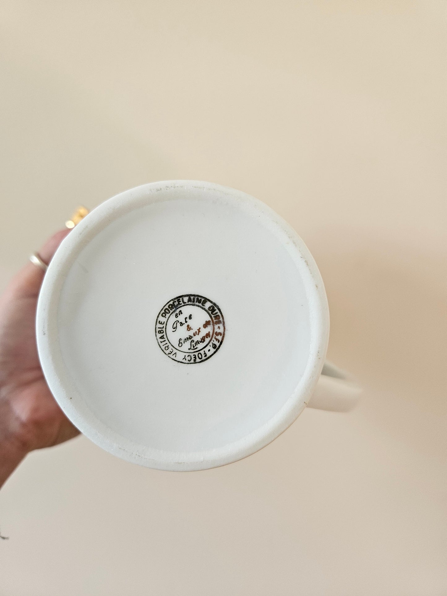 Service à café ancien porcelaine S.F.P Foëcy