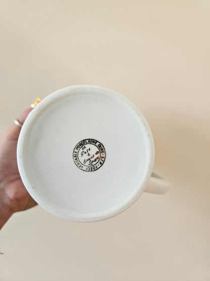 Service à café ancien porcelaine S.F.P Foëcy