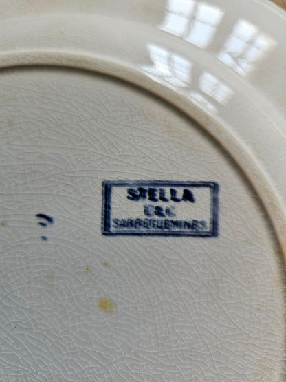 Plat rond U&C Sarreguemines, Stella