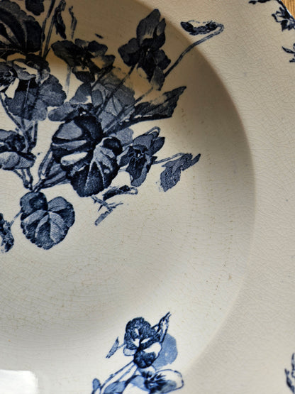 Assiettes creuses U&C Sarreguemines, Stella