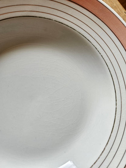 Assiettes creuses K&G Lunéville roses