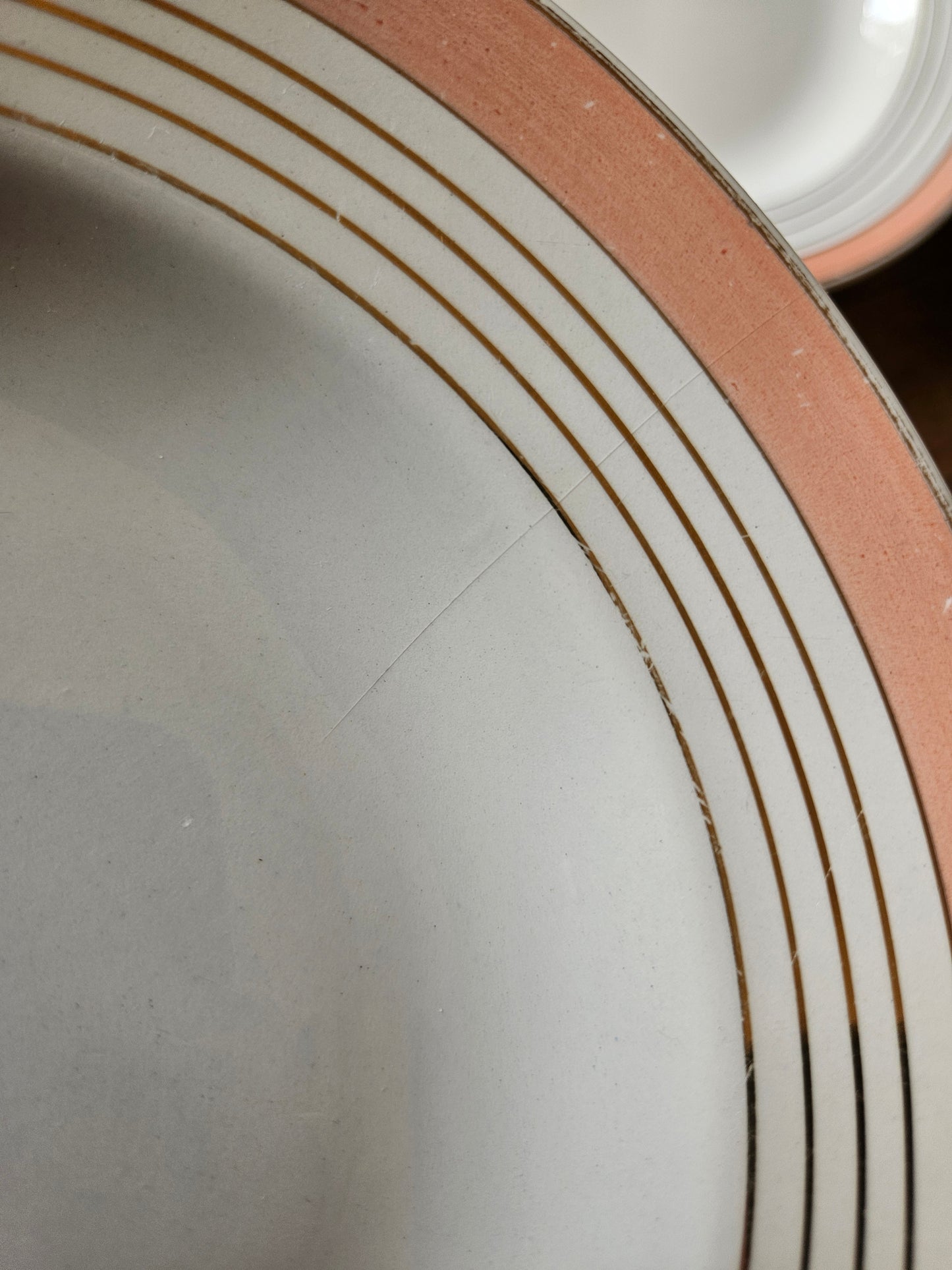 Assiettes creuses K&G Lunéville roses