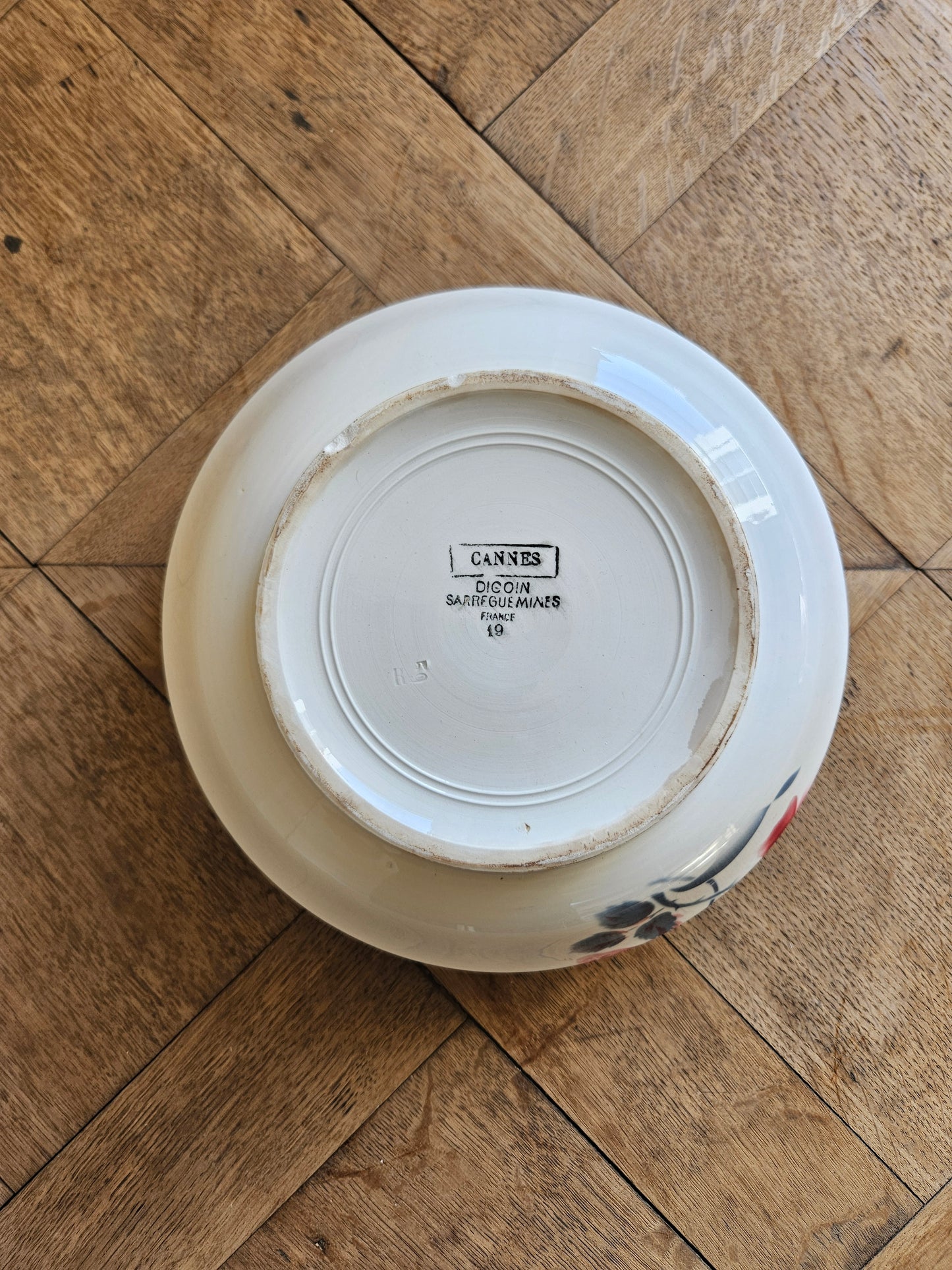 Saladier rétro Digoin Cannes