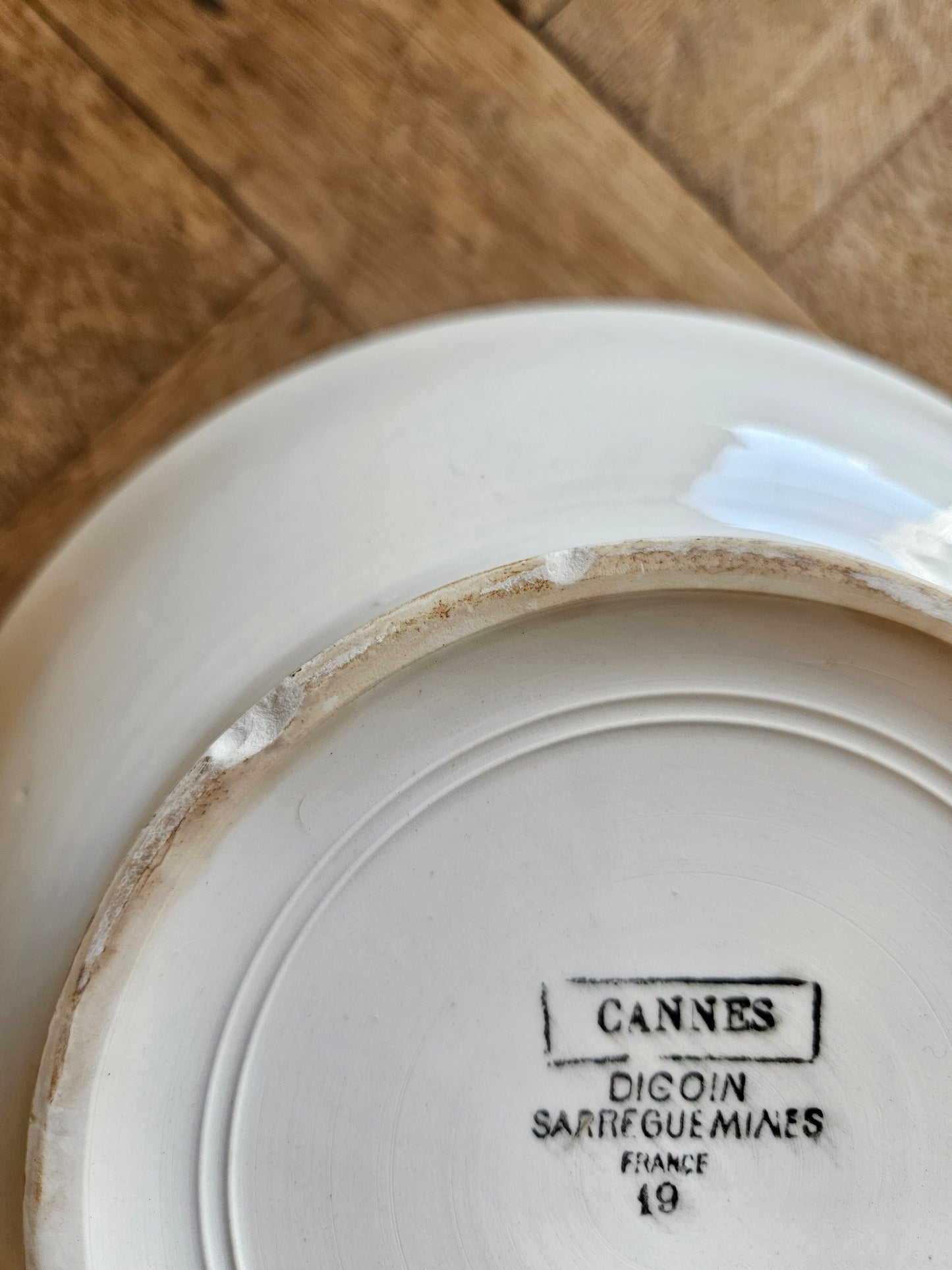 Saladier rétro Digoin Cannes