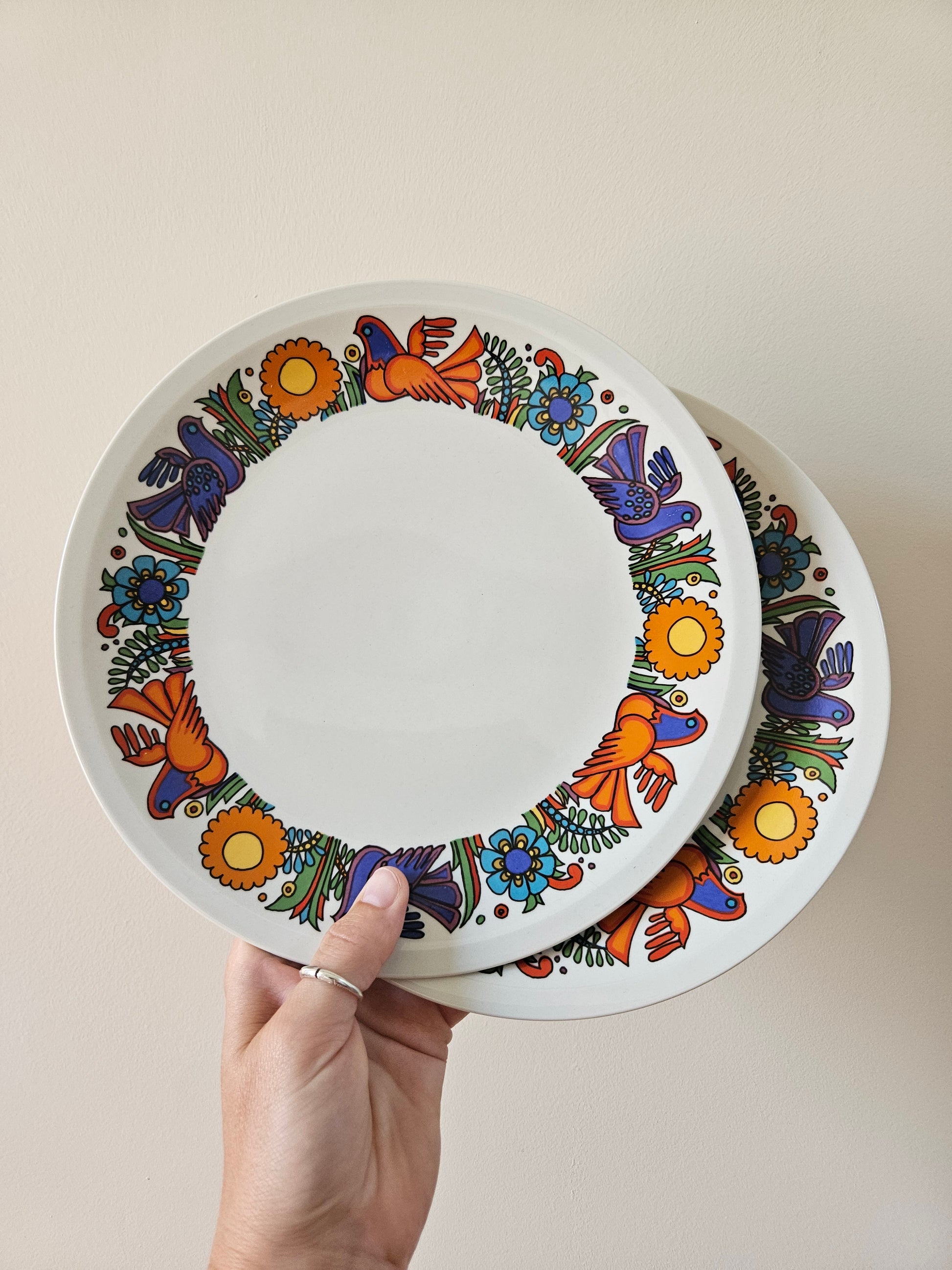 Assiettes vintage Villeroy et Boch Acapulco 