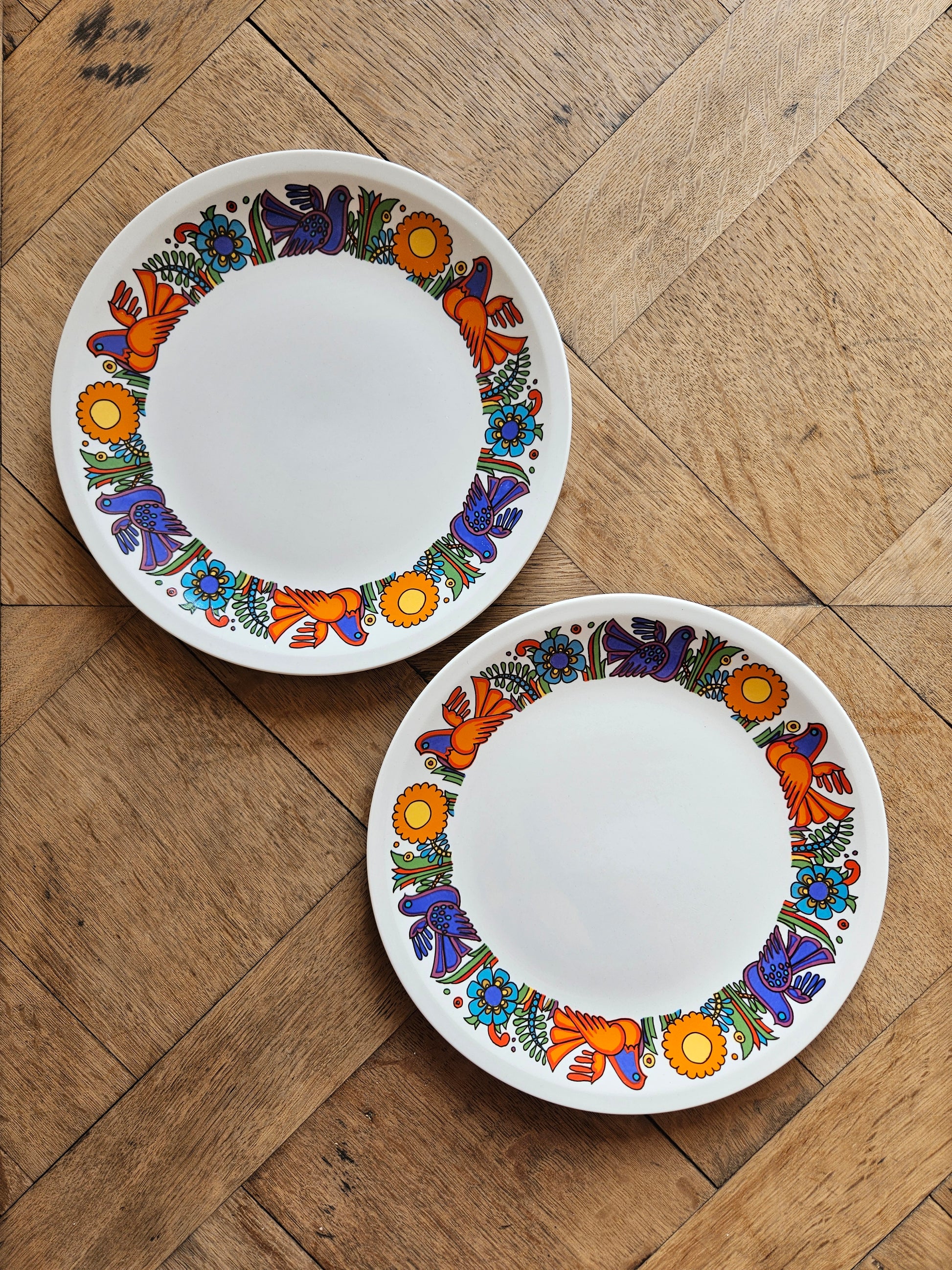 Assiettes vintage Villeroy et Boch Acapulco 
