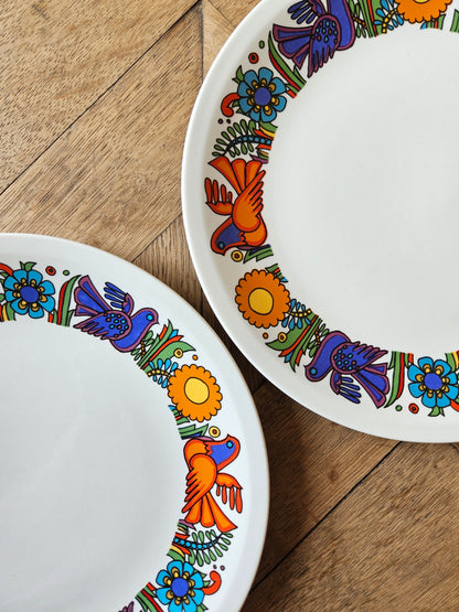Assiettes vintage Villeroy et Boch Acapulco 