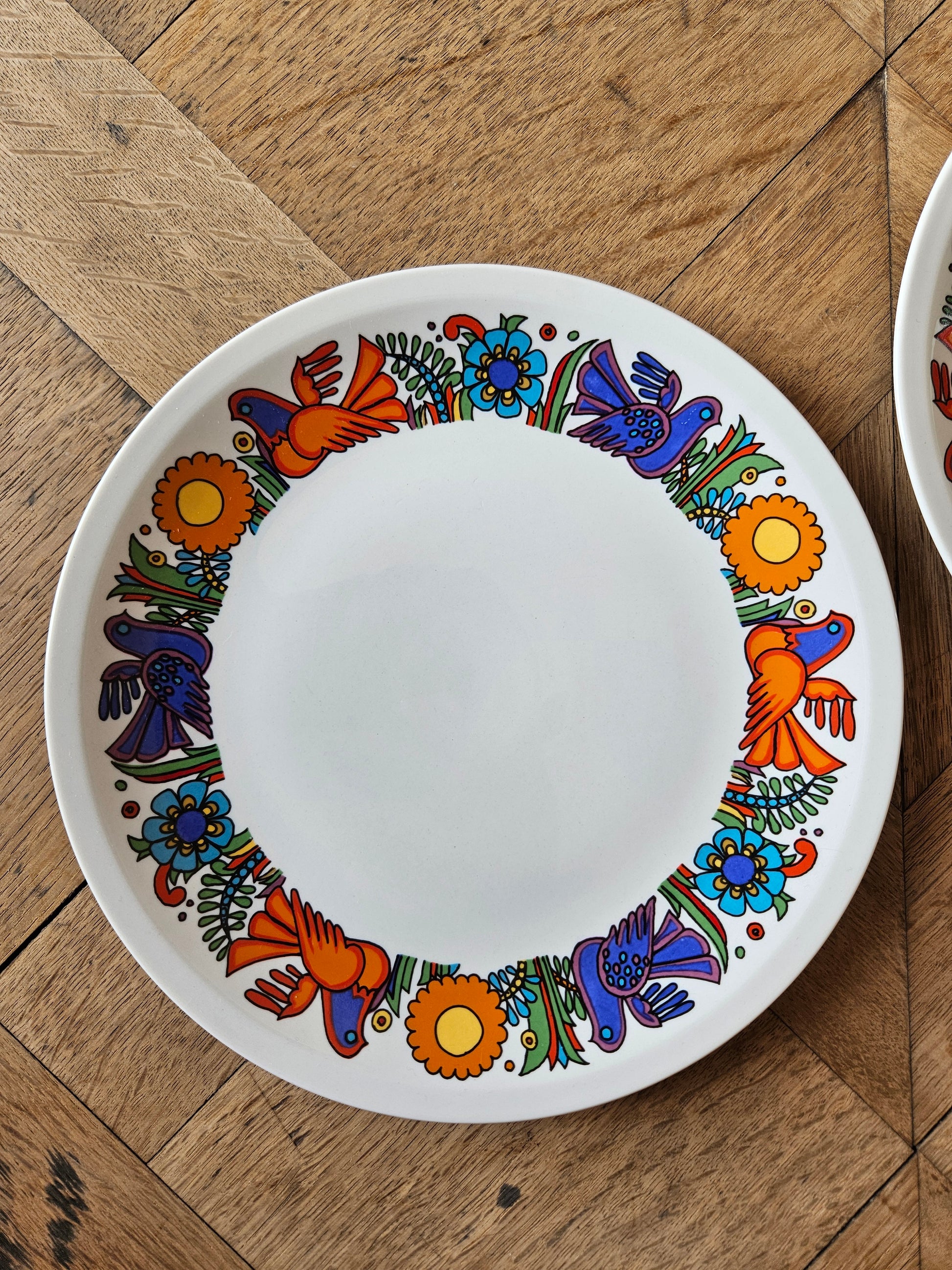 Assiettes vintage Villeroy et Boch Acapulco 