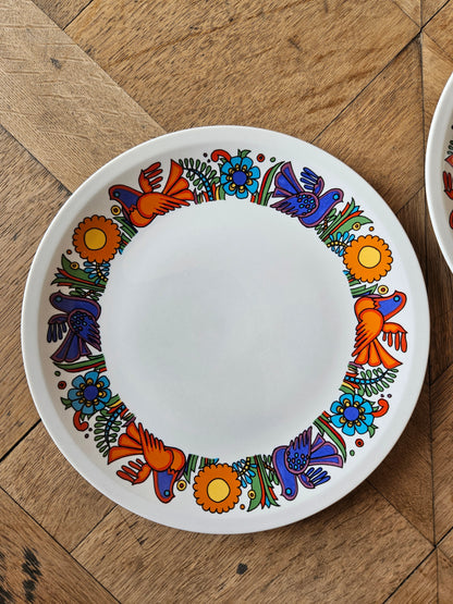 Assiettes vintage Villeroy et Boch Acapulco 