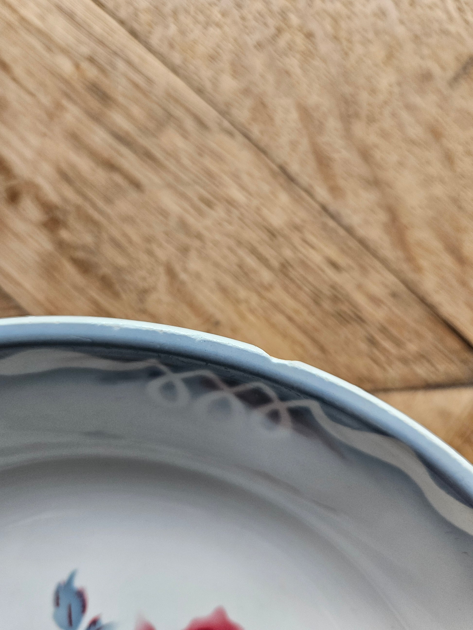Assiettes calottes Digoin dépareillées Aquitania & Marinette