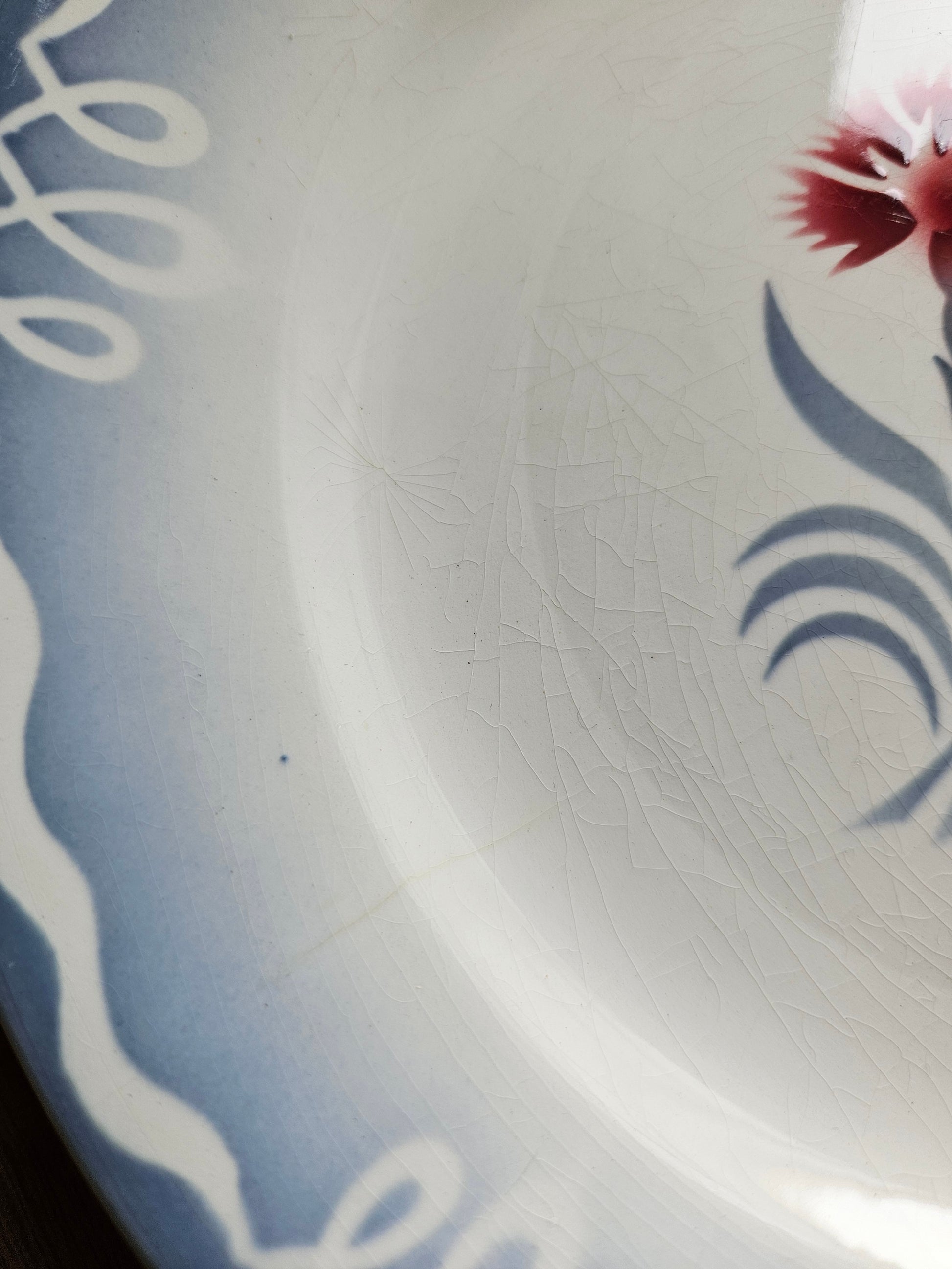 Assiettes à dessert vintage Digoin Juliette