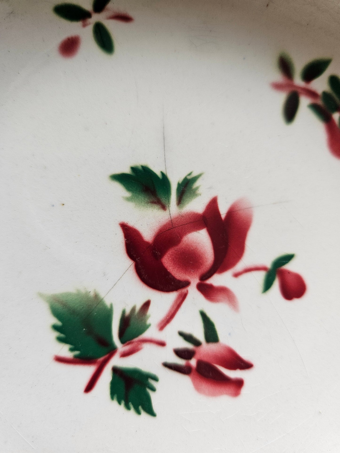 Assiettes creuses vintage dépareillées Digoin et Badonviller