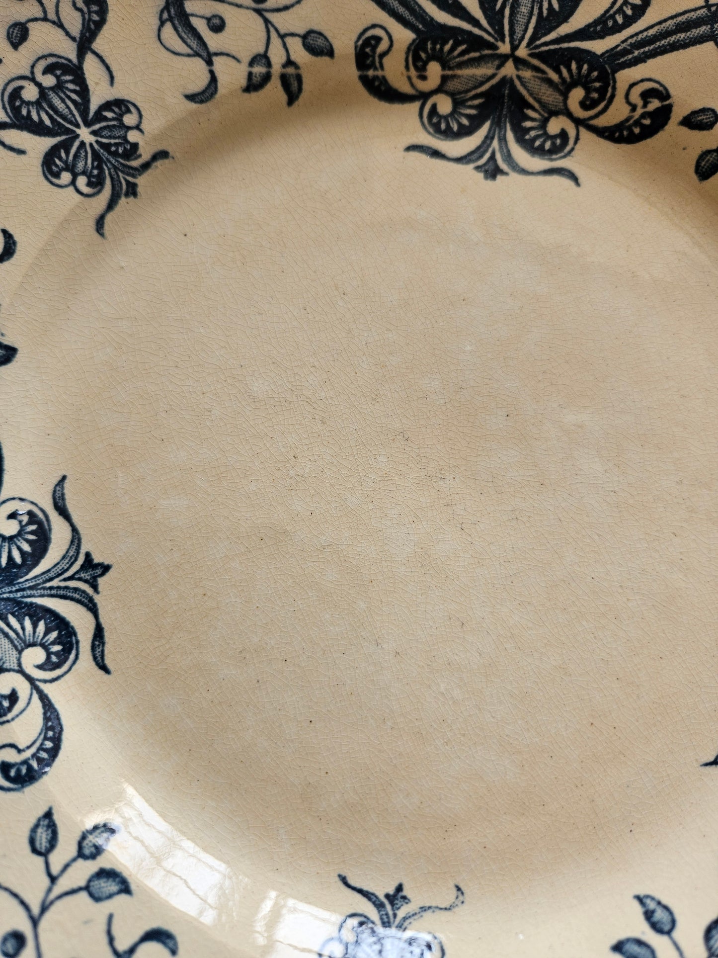 Assiettes plates anciennes Faïencerie de Lyon, Joconde