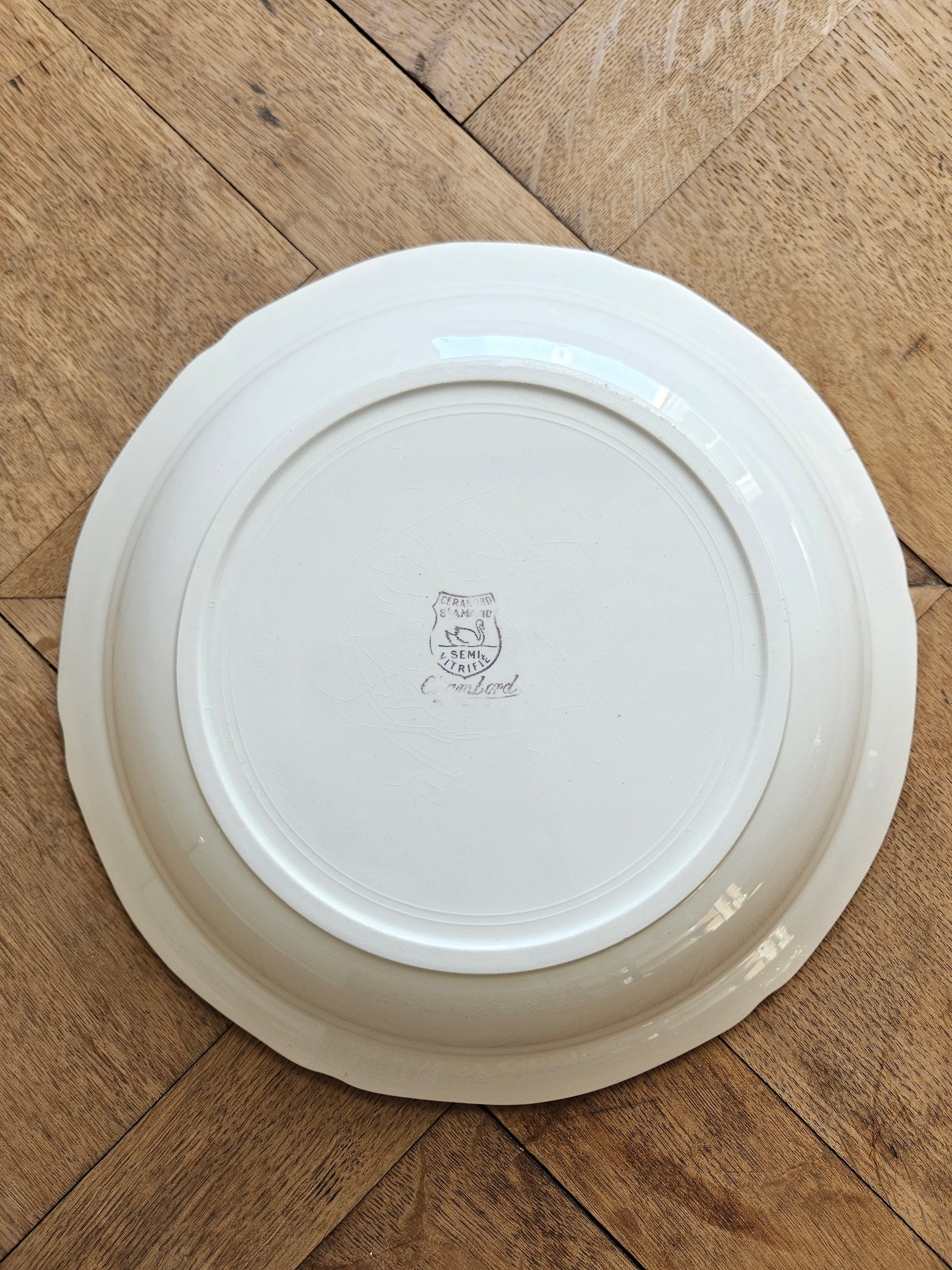 Plat creux vintage Ceranord St Amand Chambord