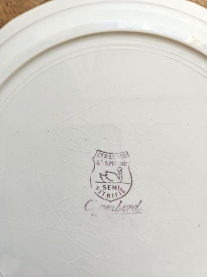 Plat creux vintage Ceranord St Amand Chambord