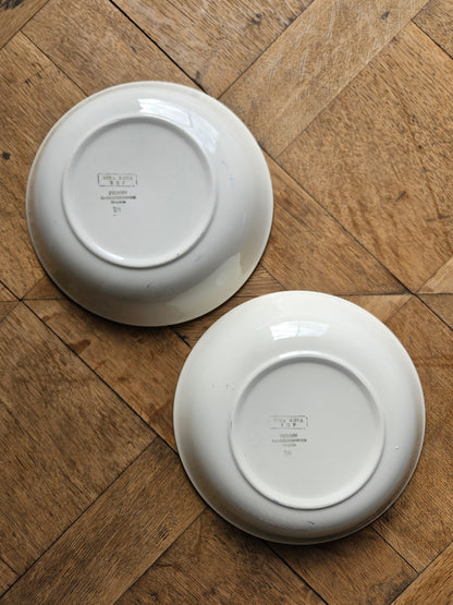 Assiettes calottes Digoin Nina Rosa