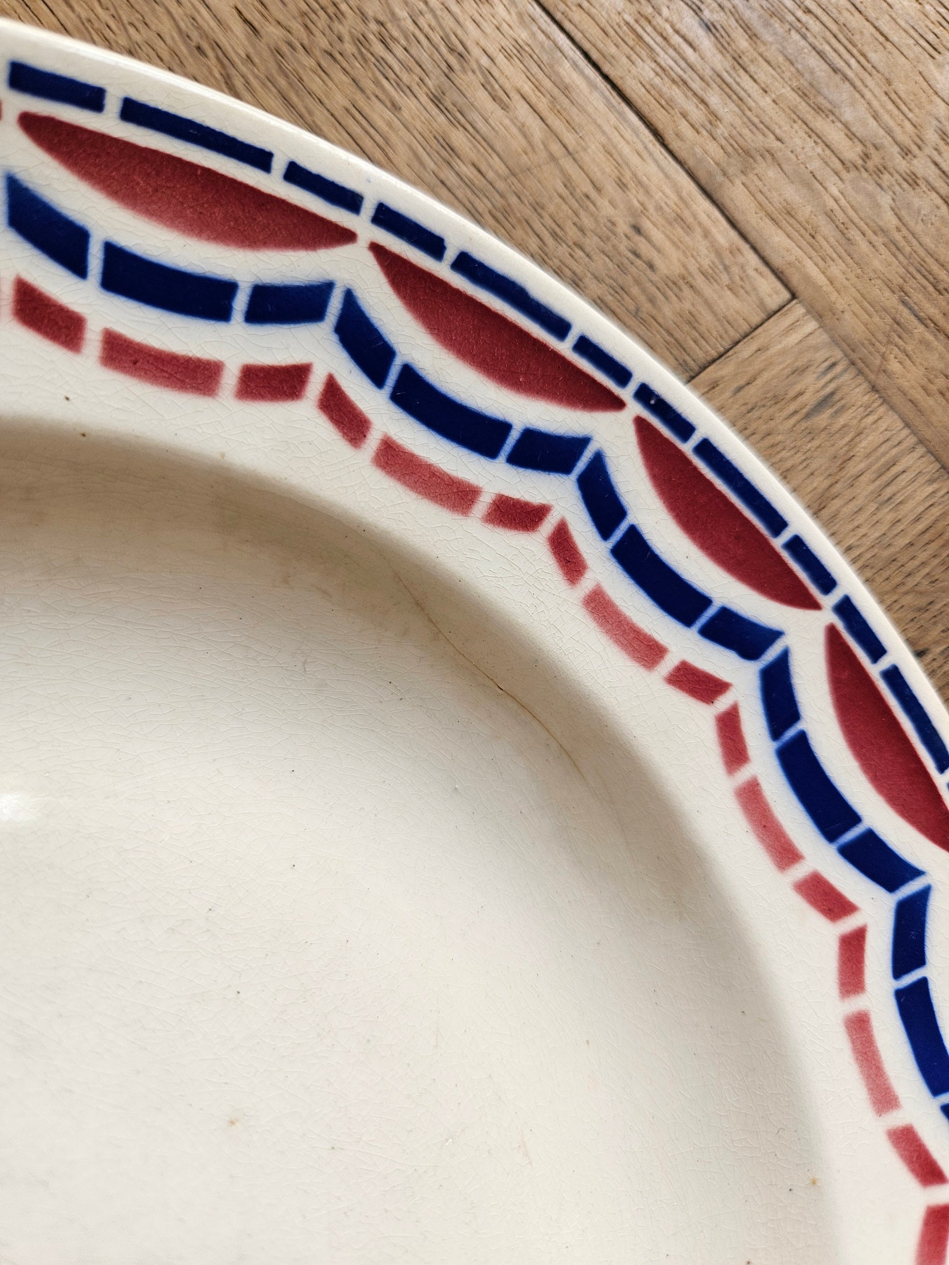 Assiettes creuses anciennes Badonviller, Loudéac