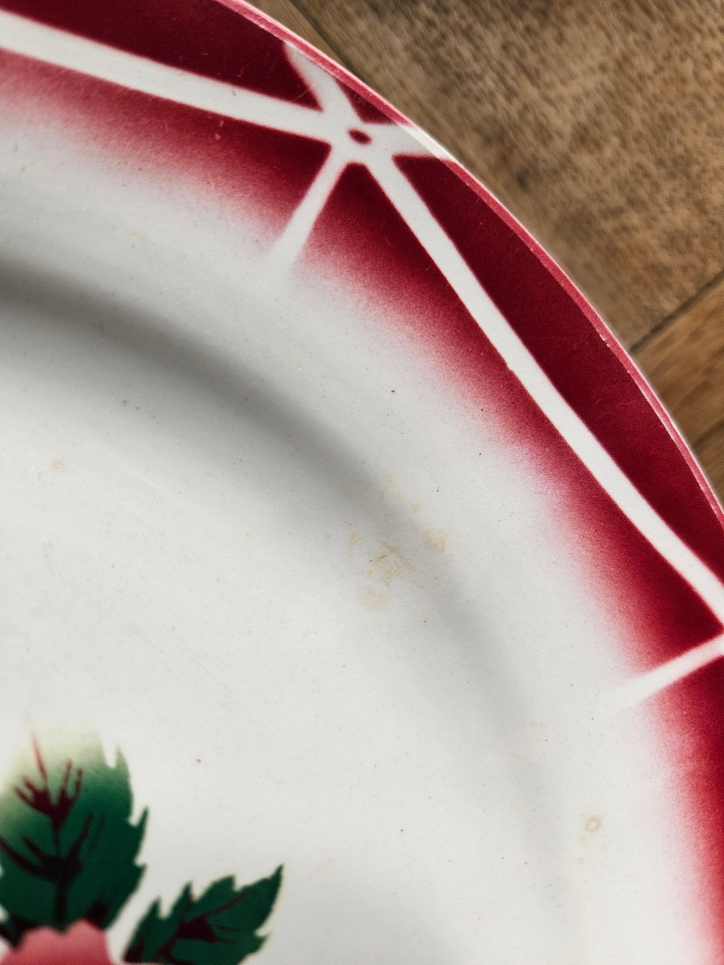 6 assiettes plates rétro Digoin, Cibon