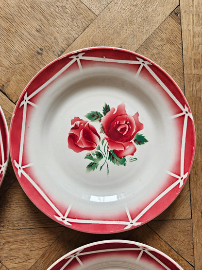 Assiette plate vintage Digoin, Cibon