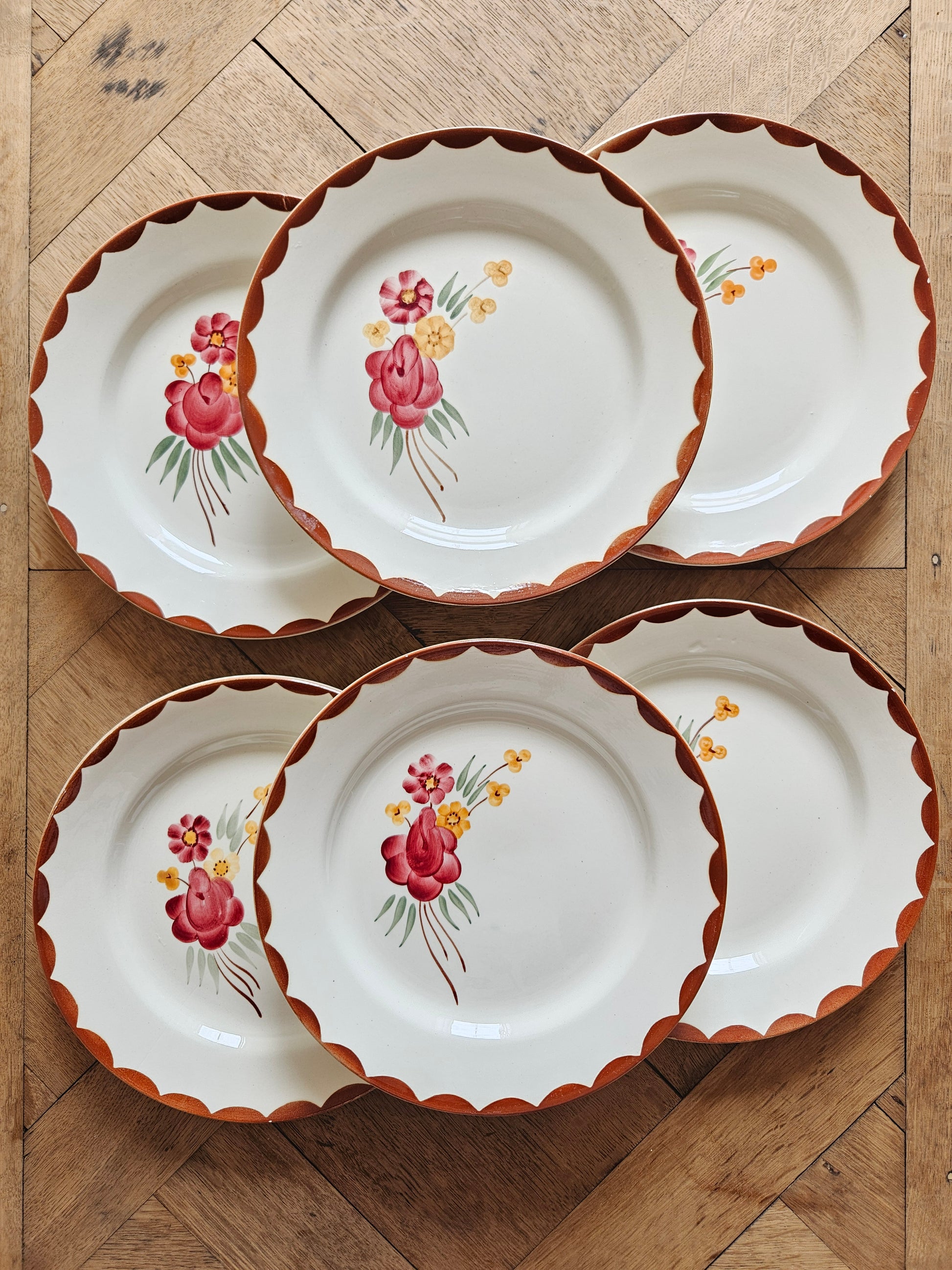 Assiettes en faïence vintage d'occasion Assiettes en faïence vintage d'occasion