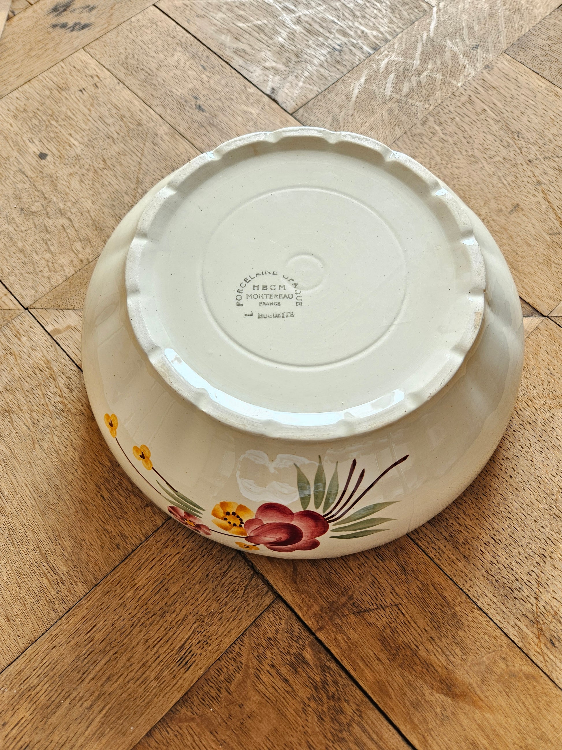 Saladier vintage HBCM Huguette 
