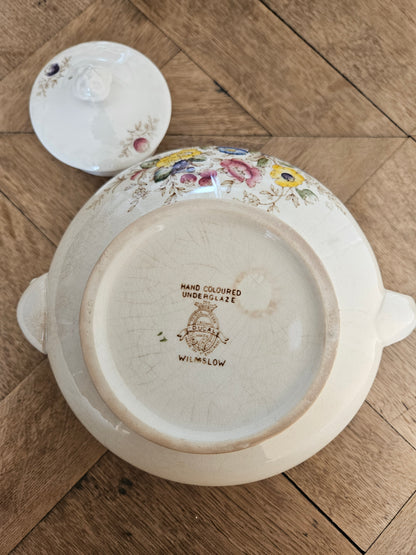 Estampille théière ancienne Crown Ducal, made in England,modèle Wilmslow 