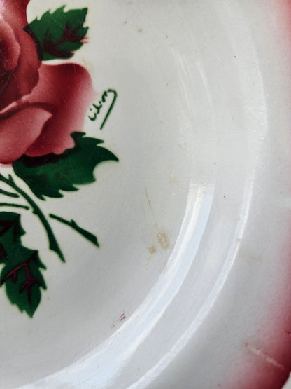 6 assiettes creuses rétro Digoin, Cibon