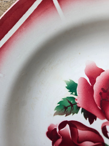 6 assiettes creuses rétro Digoin, Cibon